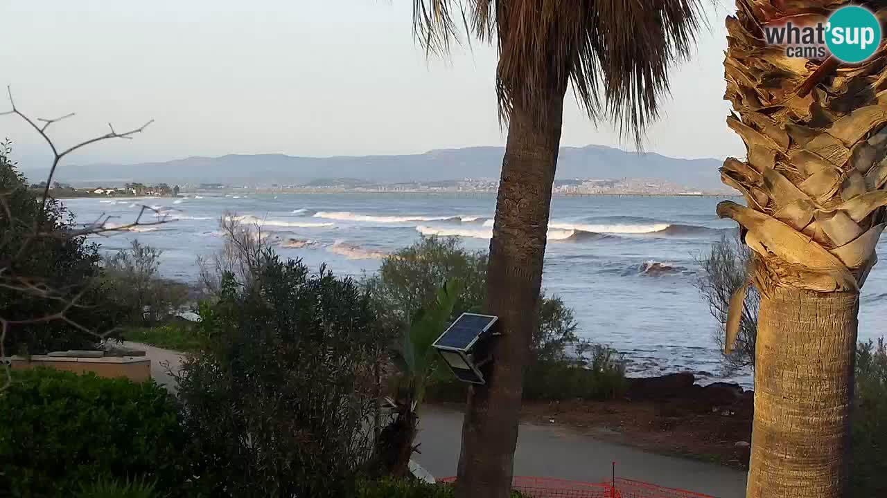 Live webcam Capoterra – Spiaggia della Maddalena – Sardegna – Italia