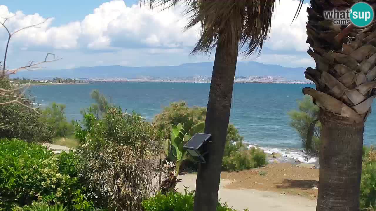 Live webcam Capoterra – La Maddalena beach – Sardinia – Italy