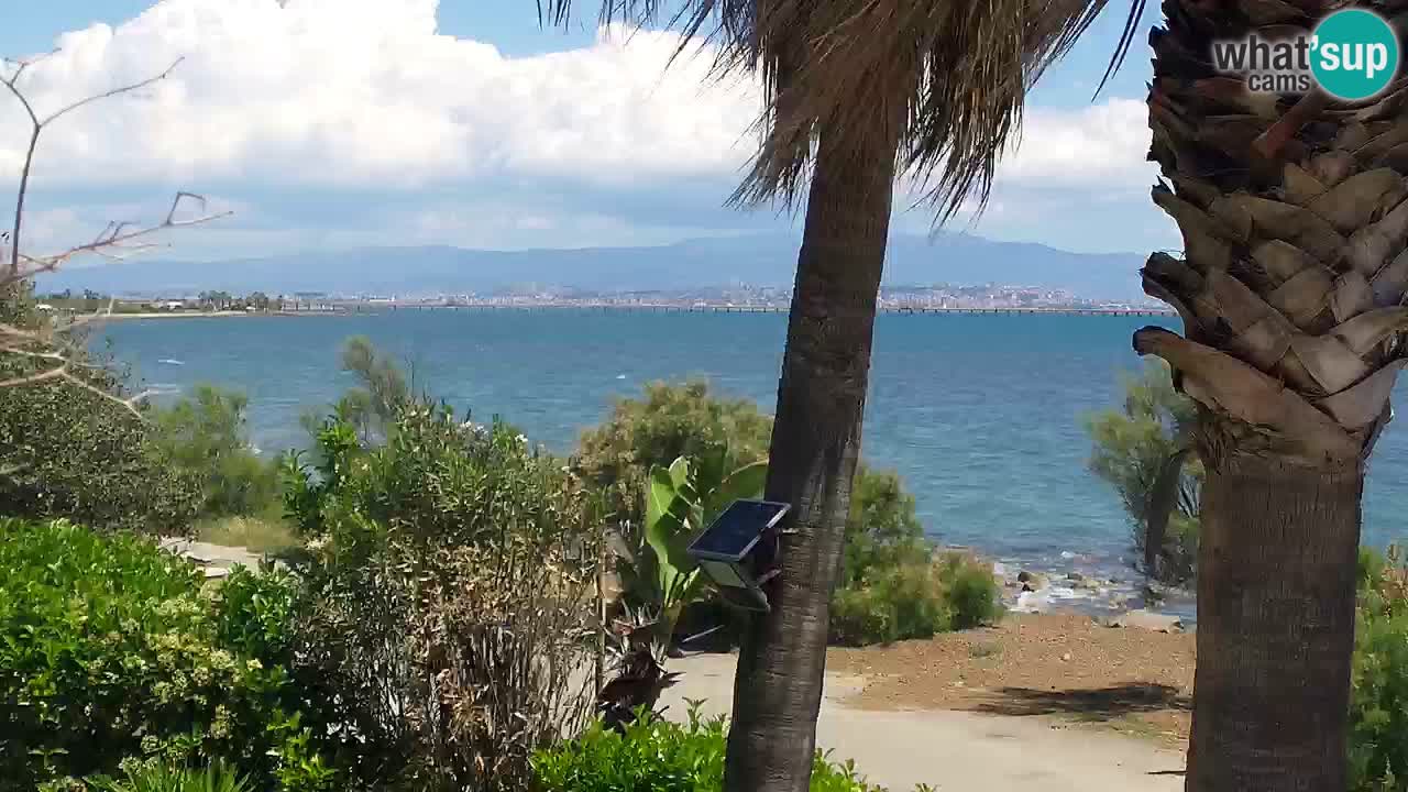 Live webcam Capoterra – La Maddalena beach – Sardinia – Italy