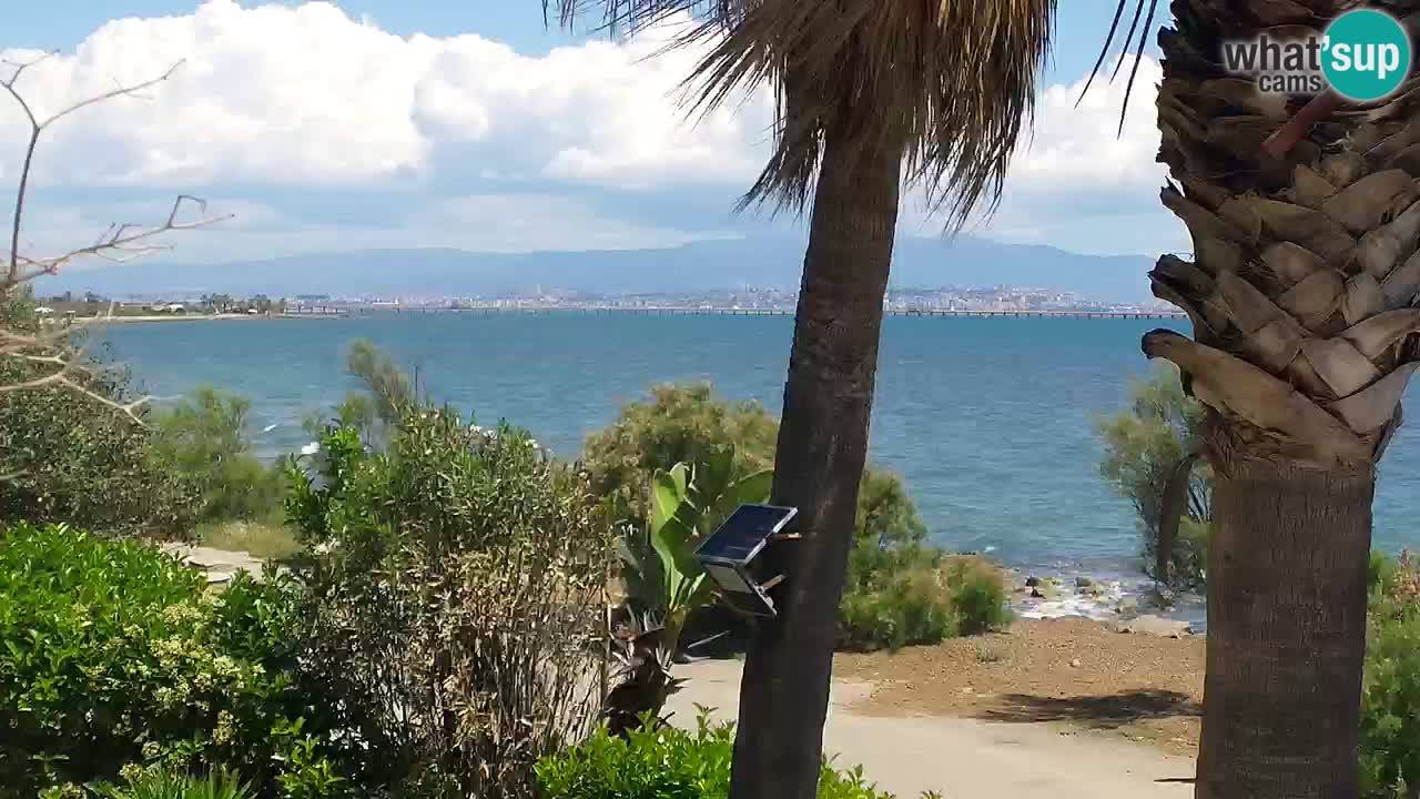 Live webcam Capoterra – Spiaggia della Maddalena – Sardegna – Italia