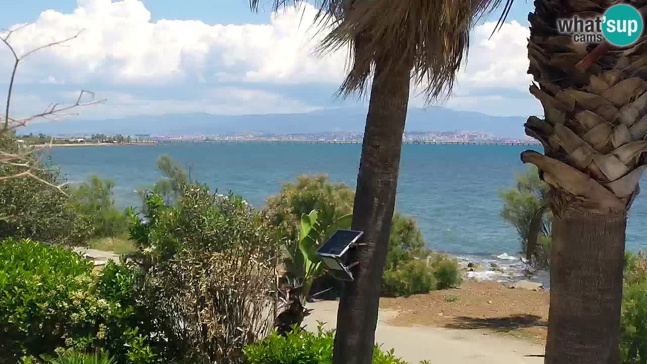 Webcam en vivo Capoterra – Playa La Maddalena – Cerdeña – Italia