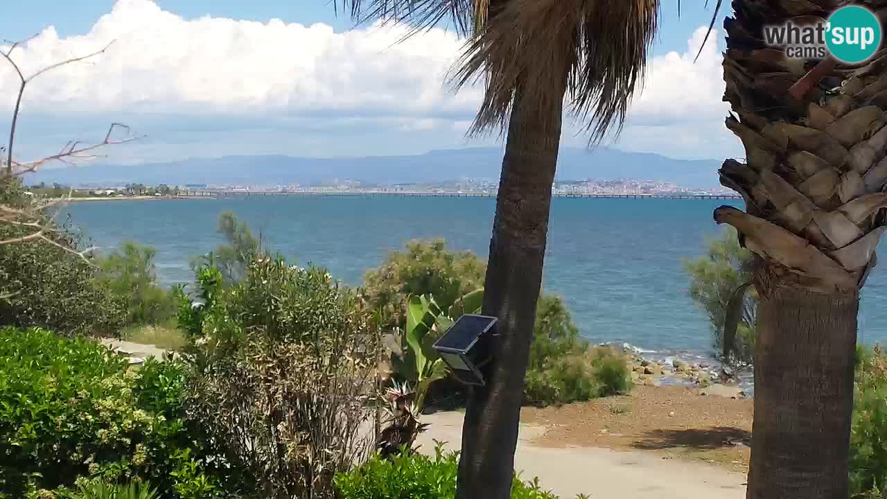 Webcam en direct Capoterra – Plage de La Maddalena – Sardaigne – Italie