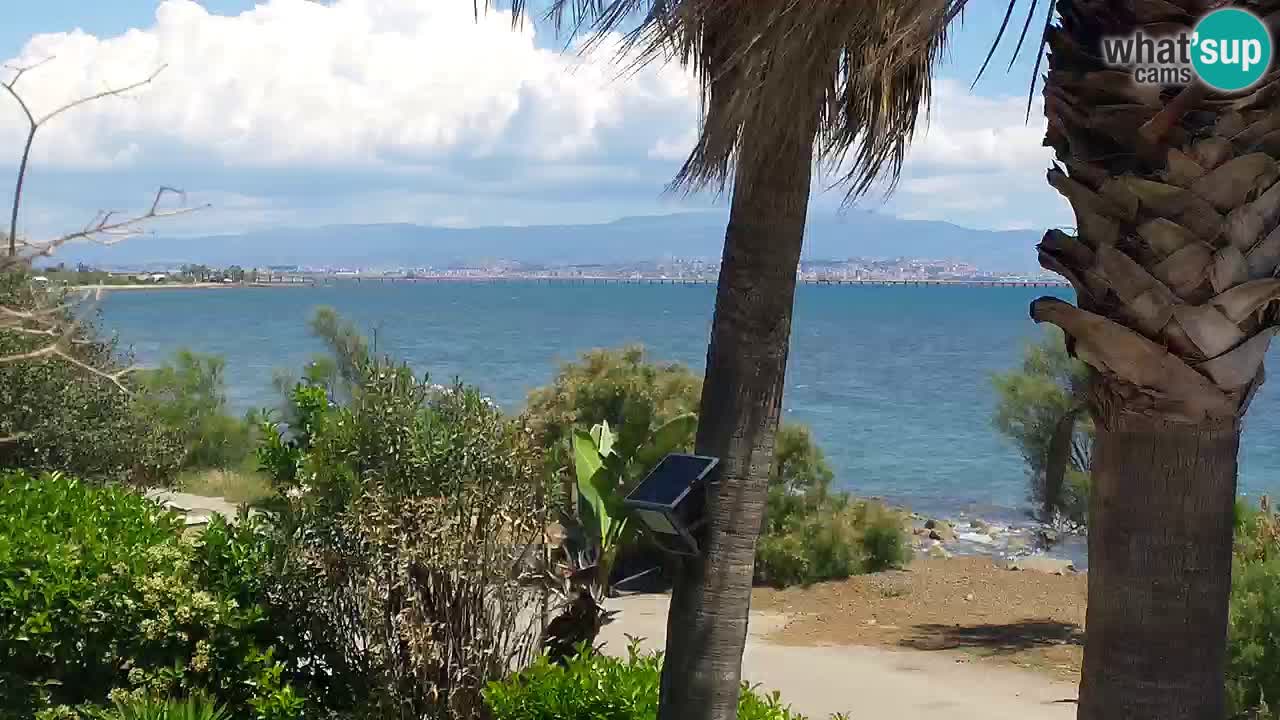 Live webcam Capoterra – Spiaggia della Maddalena – Sardegna – Italia