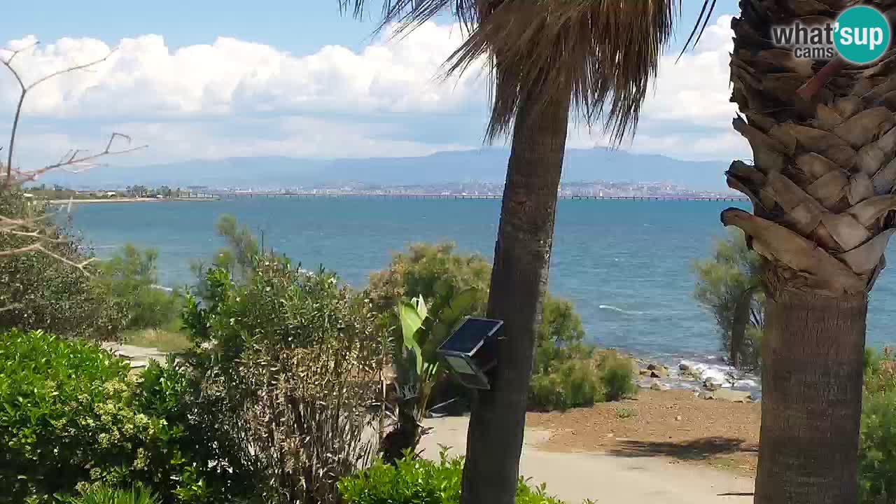 Live webcam Capoterra – Spiaggia della Maddalena – Sardegna – Italia
