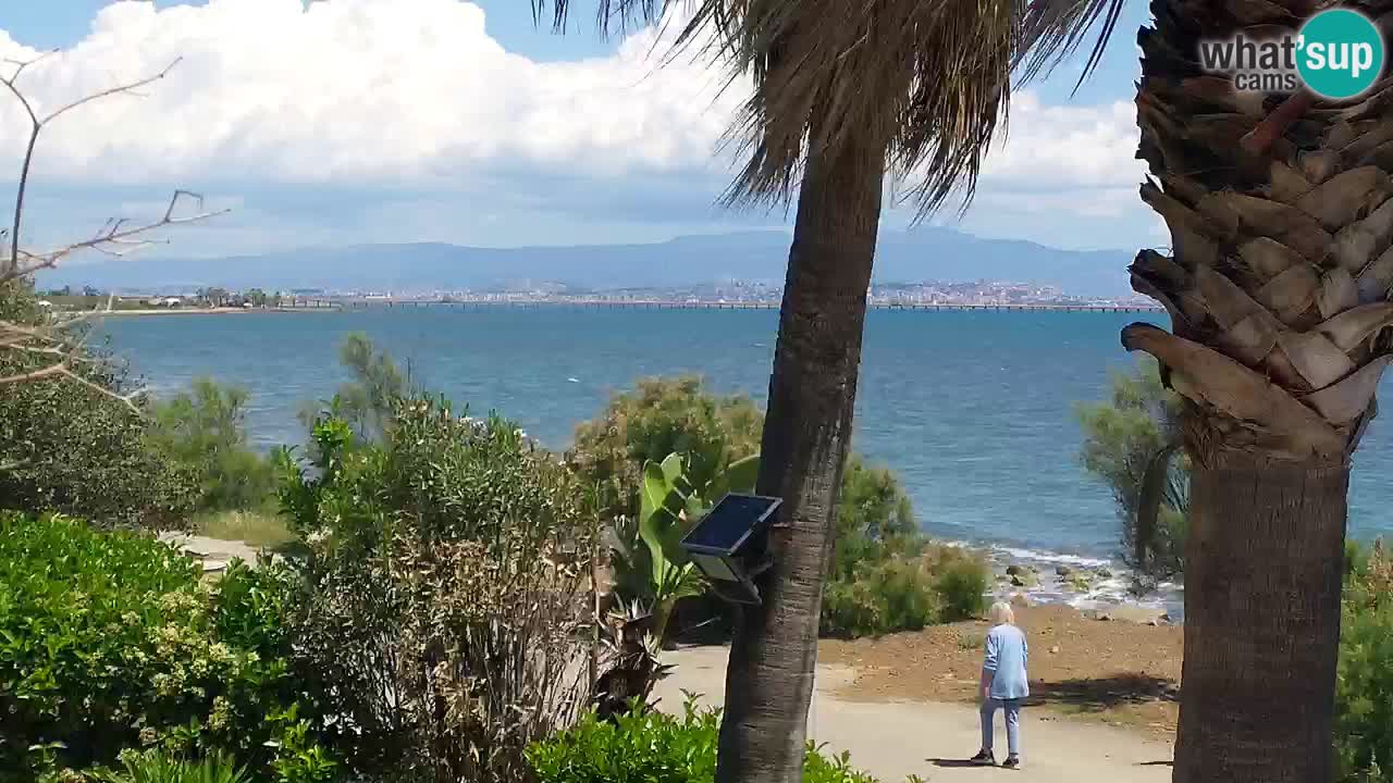 Live webcam Capoterra – La Maddalena beach – Sardinia – Italy