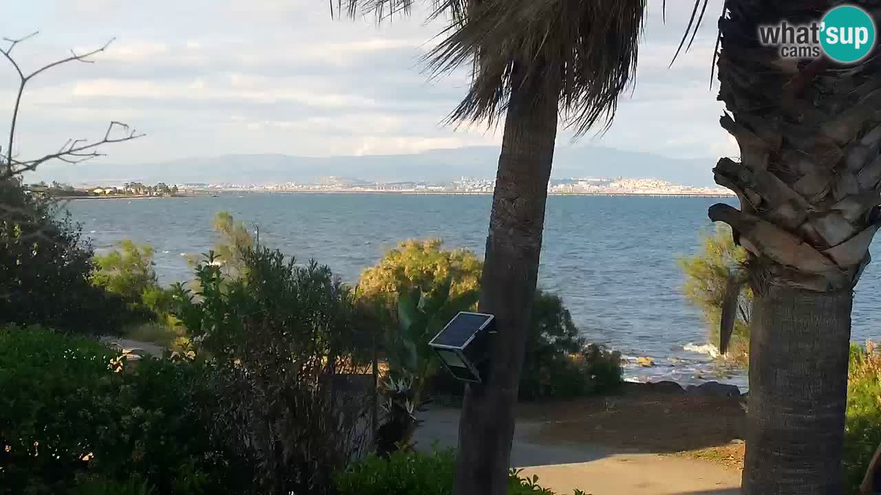 Webcam en vivo Capoterra – Playa La Maddalena – Cerdeña – Italia