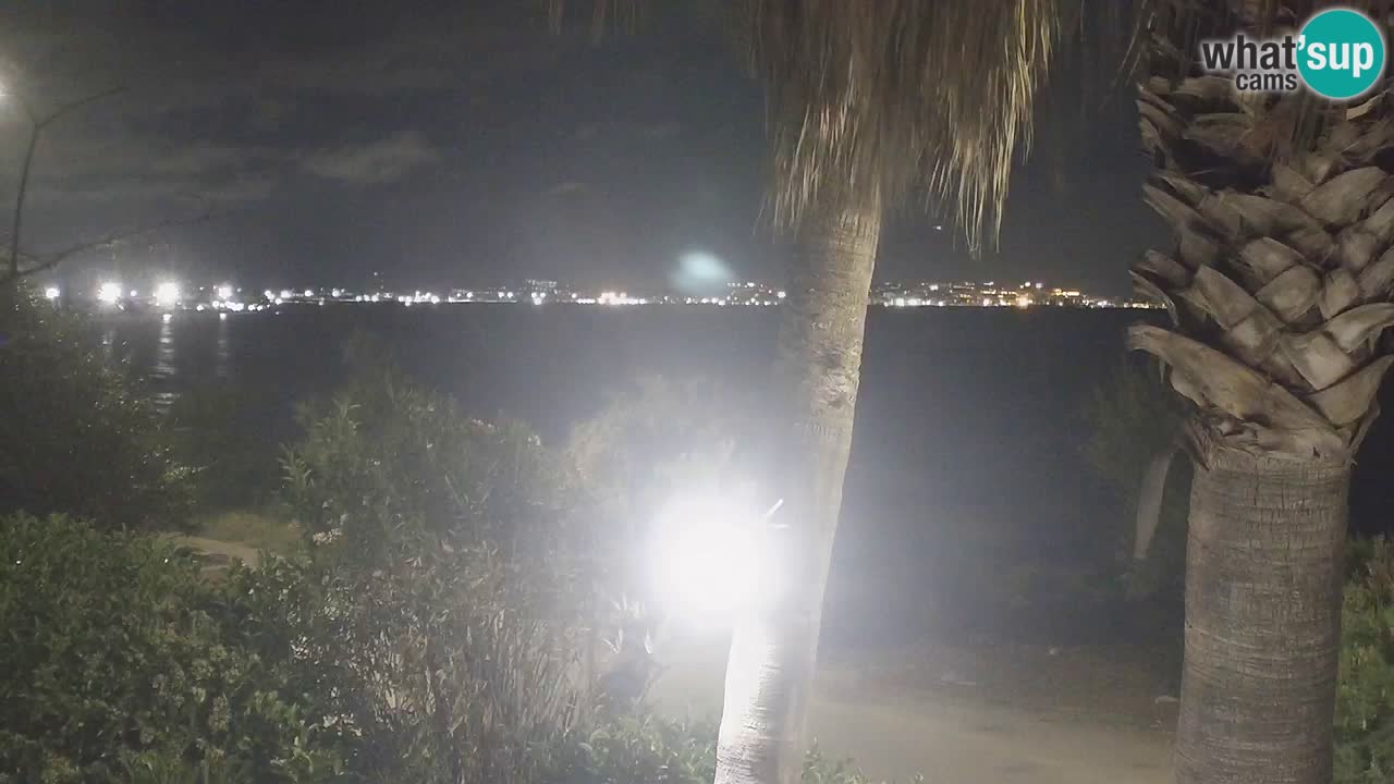 Webcam en direct Capoterra – Plage de La Maddalena – Sardaigne – Italie