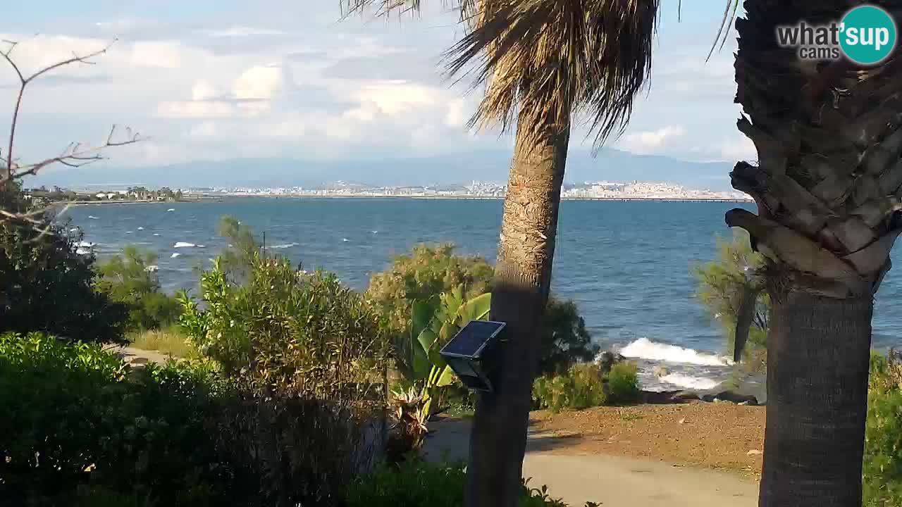 Webcam en direct Capoterra – Plage de La Maddalena – Sardaigne – Italie