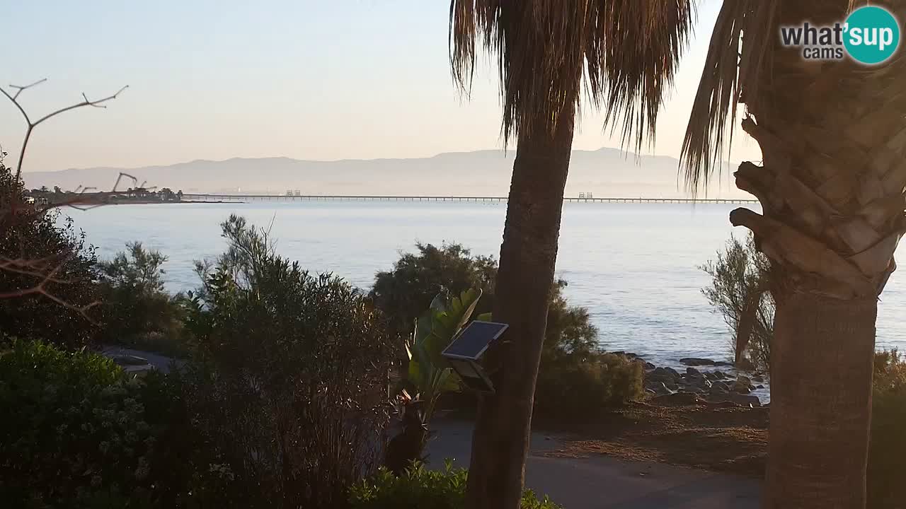 Live Webcam Capoterra – La Maddalena Strand – Sardinien – Italien
