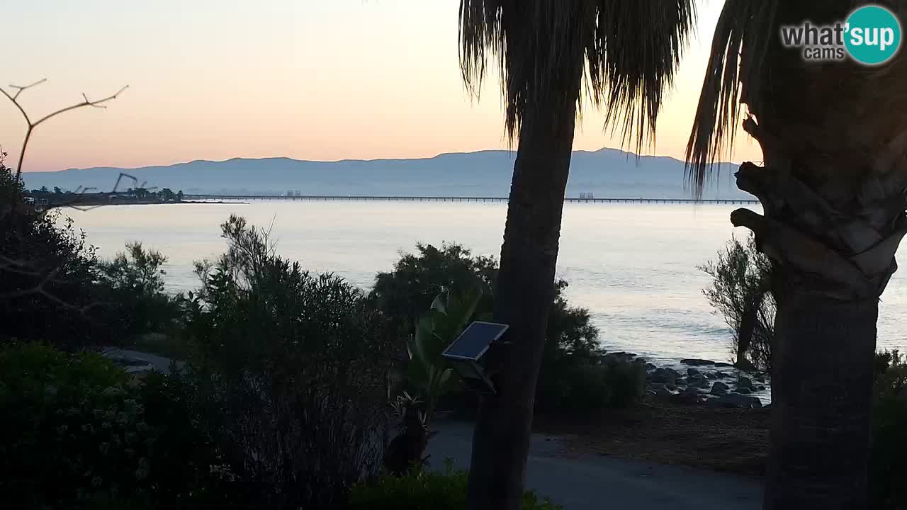 Live webcam Capoterra – La Maddalena beach – Sardinia – Italy