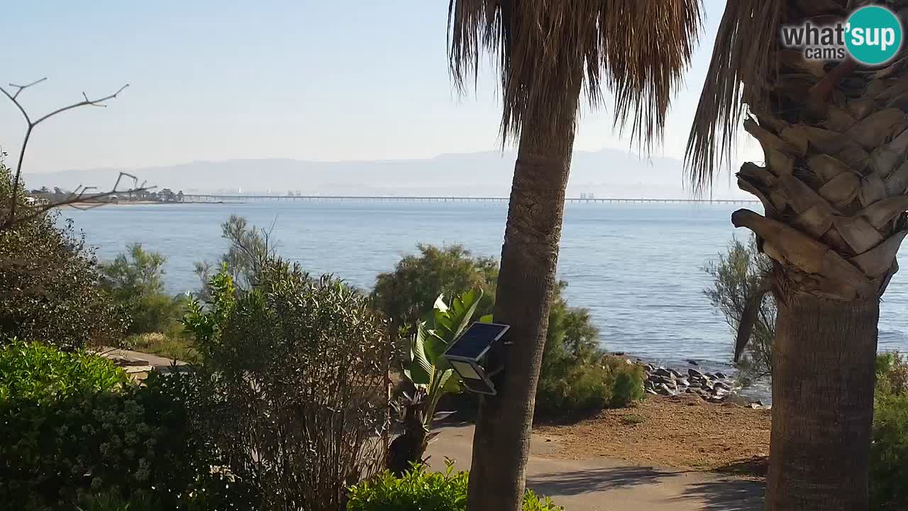 Live webcam Capoterra – La Maddalena beach – Sardinia – Italy