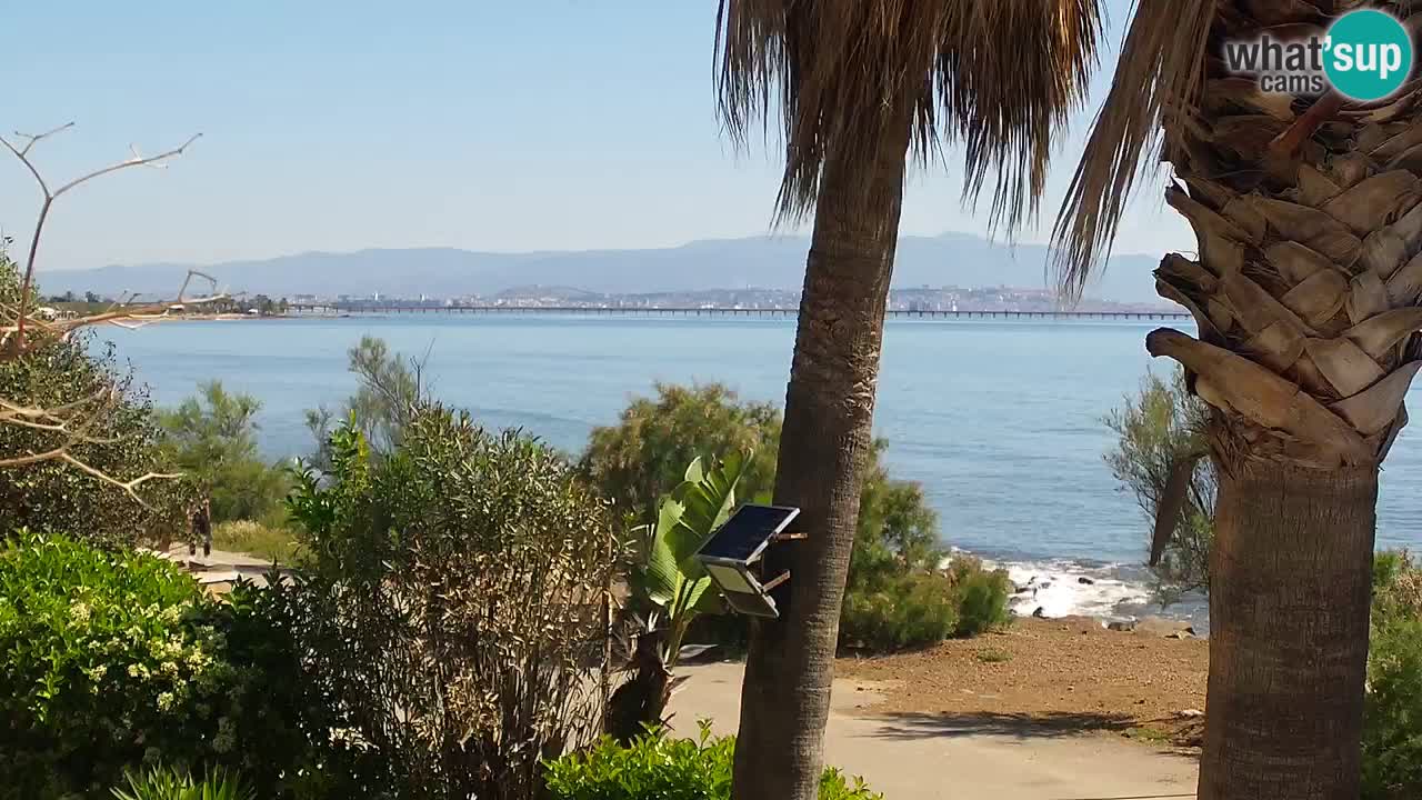 Live webcam Capoterra – La Maddalena beach – Sardinia – Italy