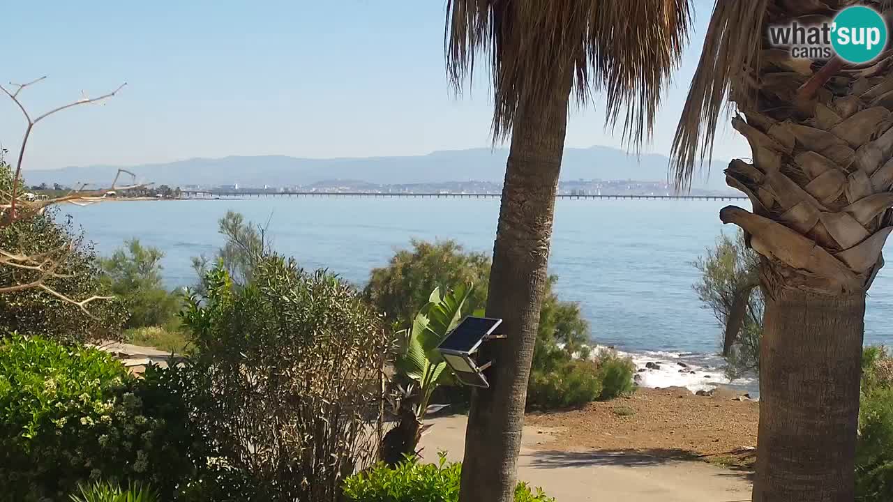 Live webcam Capoterra – La Maddalena beach – Sardinia – Italy