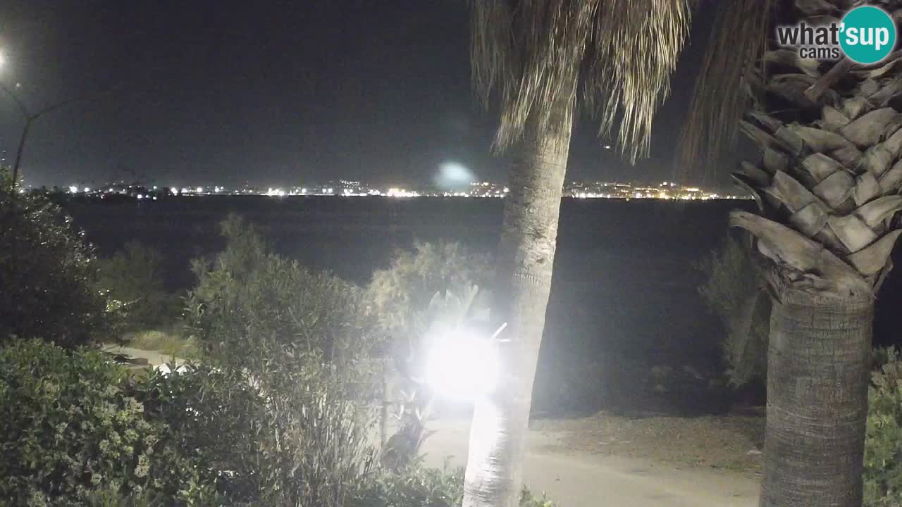 Live Webcam Capoterra – La Maddalena Strand – Sardinien – Italien