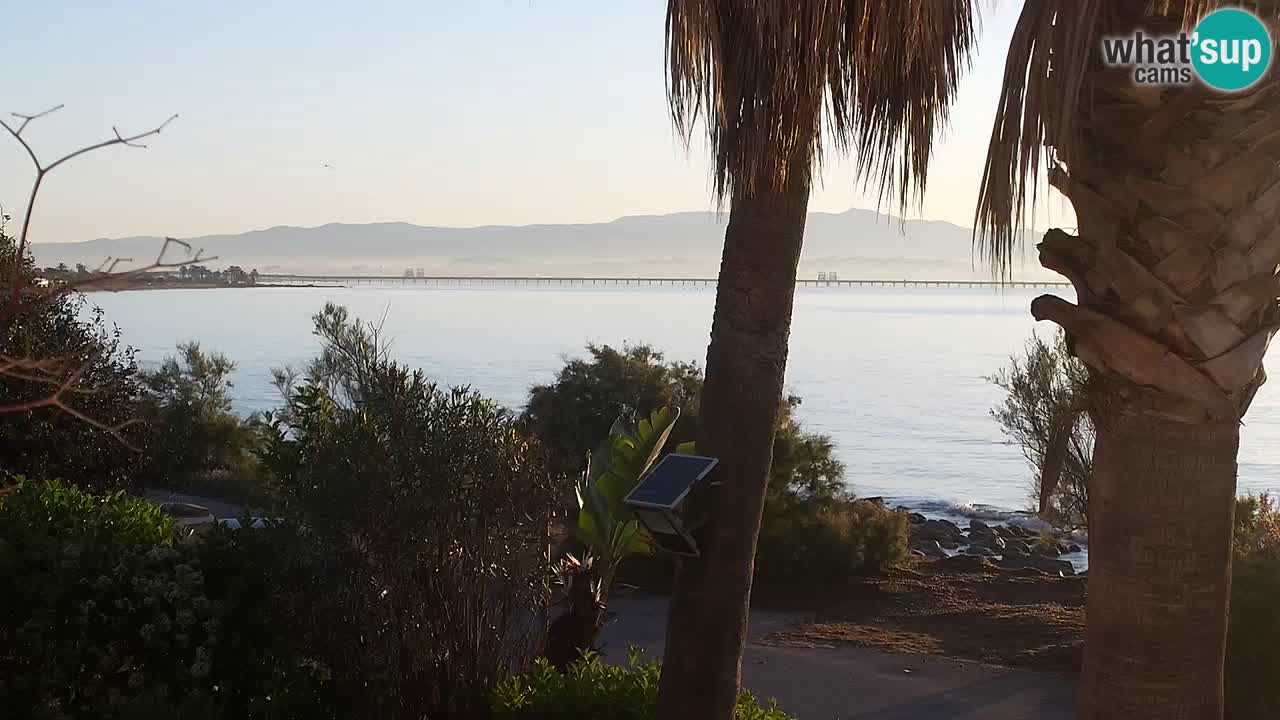 Live webcam Capoterra – Spiaggia della Maddalena – Sardegna – Italia