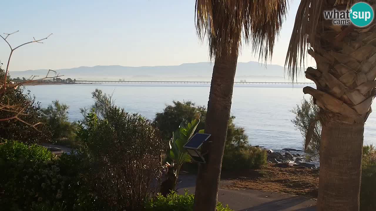 Live webcam Capoterra – Spiaggia della Maddalena – Sardegna – Italia