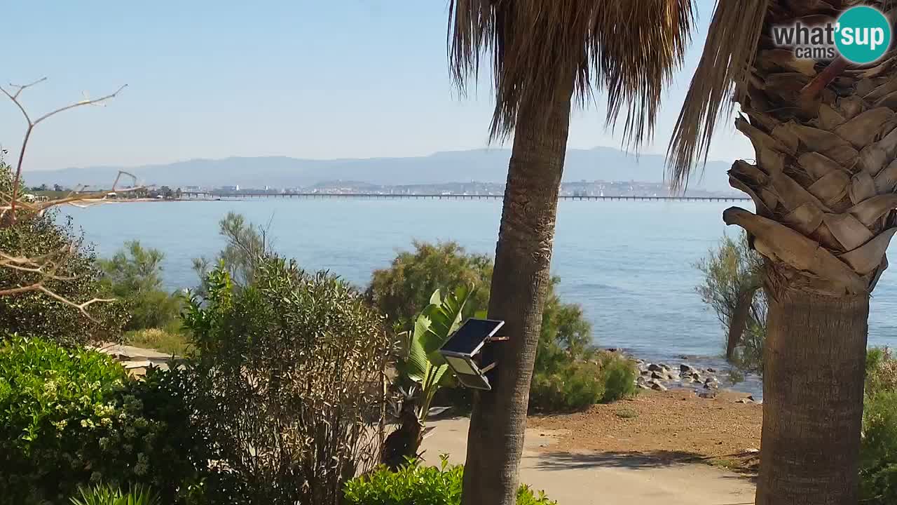 Live Webcam Capoterra – La Maddalena Strand – Sardinien – Italien