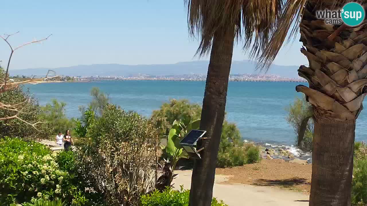 Live Webcam Capoterra – La Maddalena Strand – Sardinien – Italien