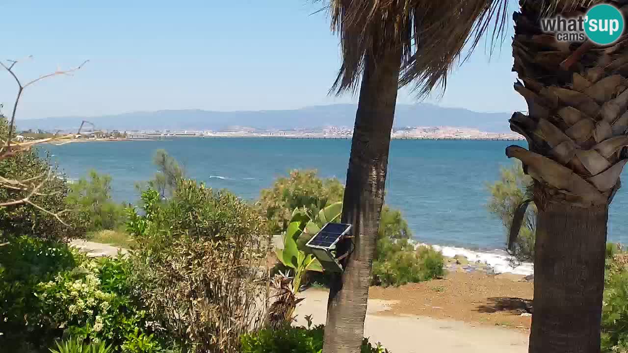 Spletna kamera v živo Capoterra – plaža La Maddalena – Sardinija – Italija