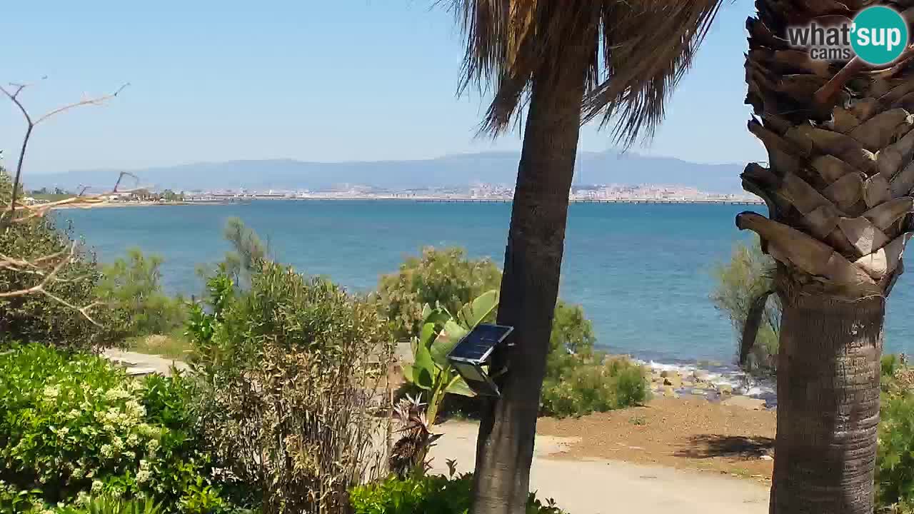 Spletna kamera v živo Capoterra – plaža La Maddalena – Sardinija – Italija