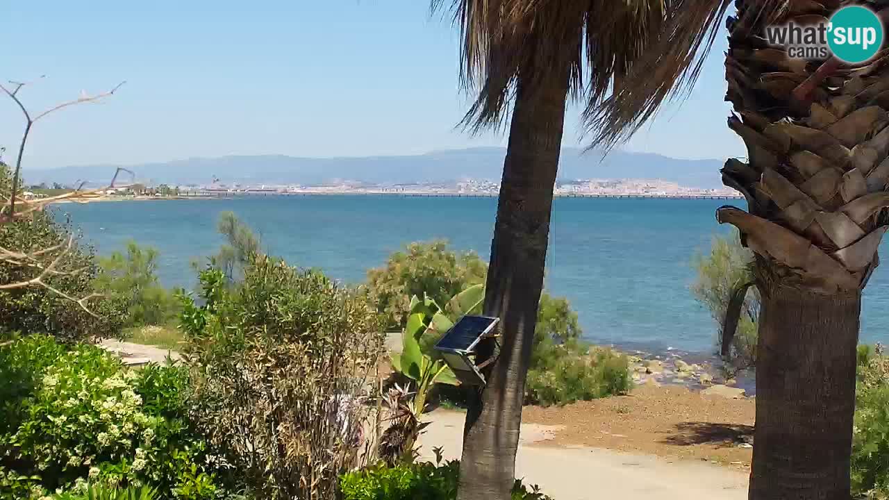 Webcam en vivo Capoterra – Playa La Maddalena – Cerdeña – Italia