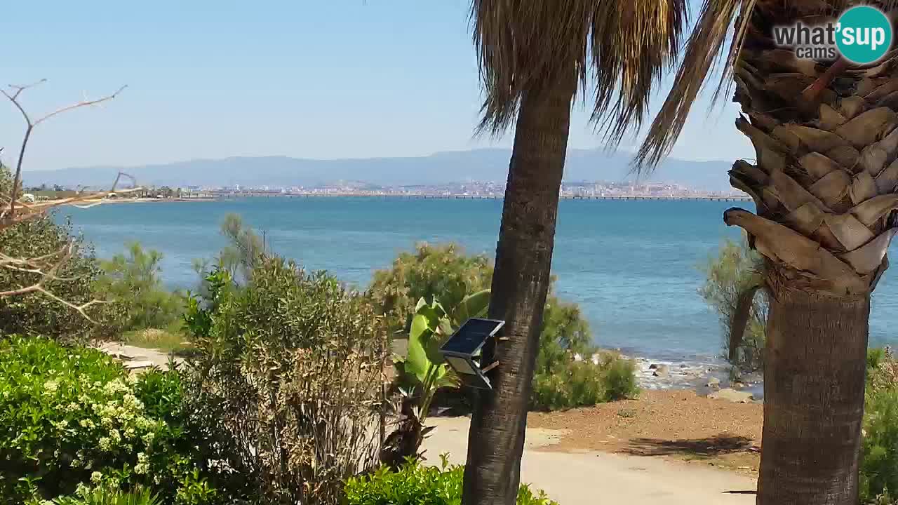 Webcam en vivo Capoterra – Playa La Maddalena – Cerdeña – Italia
