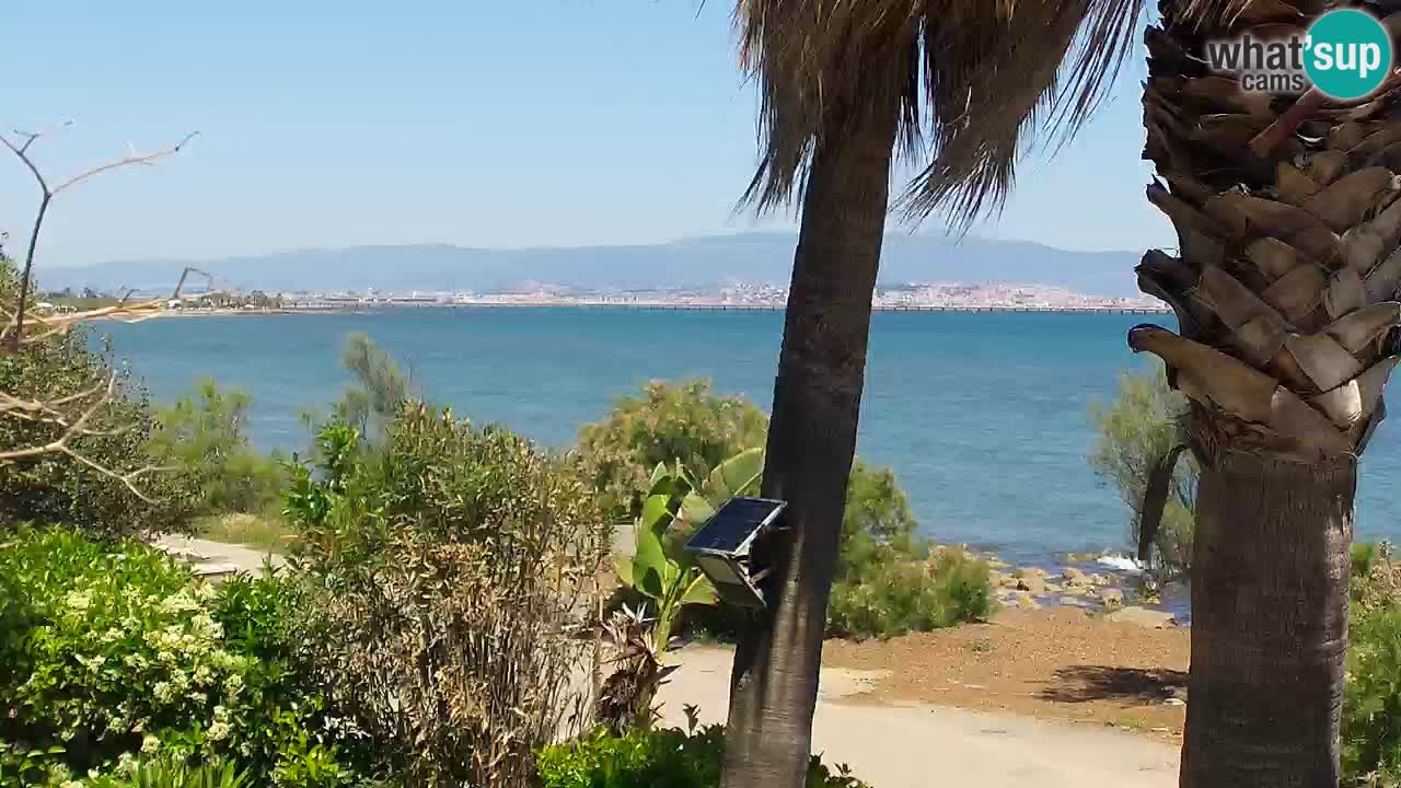 Live webcam Capoterra – La Maddalena beach – Sardinia – Italy