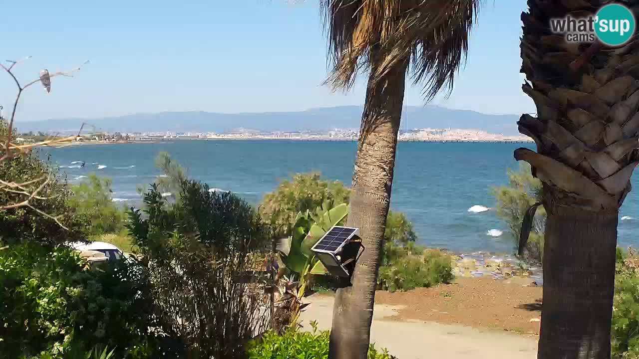 Live Webcam Capoterra – La Maddalena Strand – Sardinien – Italien