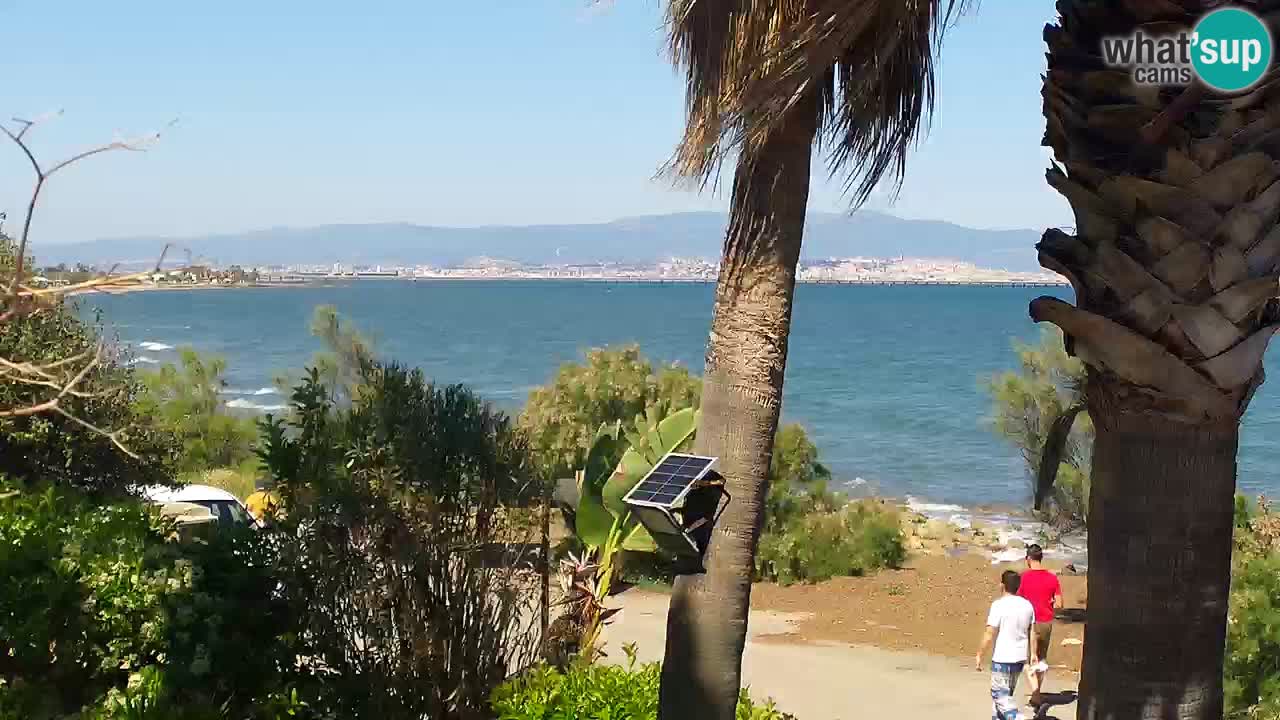Live webcam Capoterra – La Maddalena beach – Sardinia – Italy