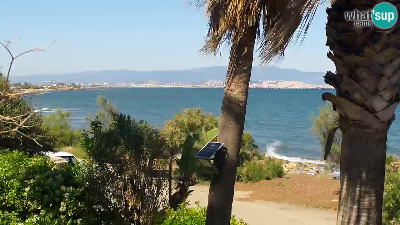Live Webcam Capoterra – La Maddalena Strand – Sardinien – Italien