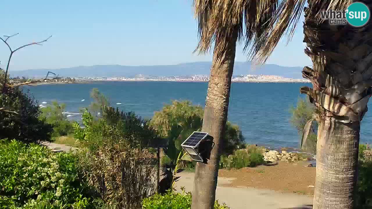 Live Webcam Capoterra – La Maddalena Strand – Sardinien – Italien