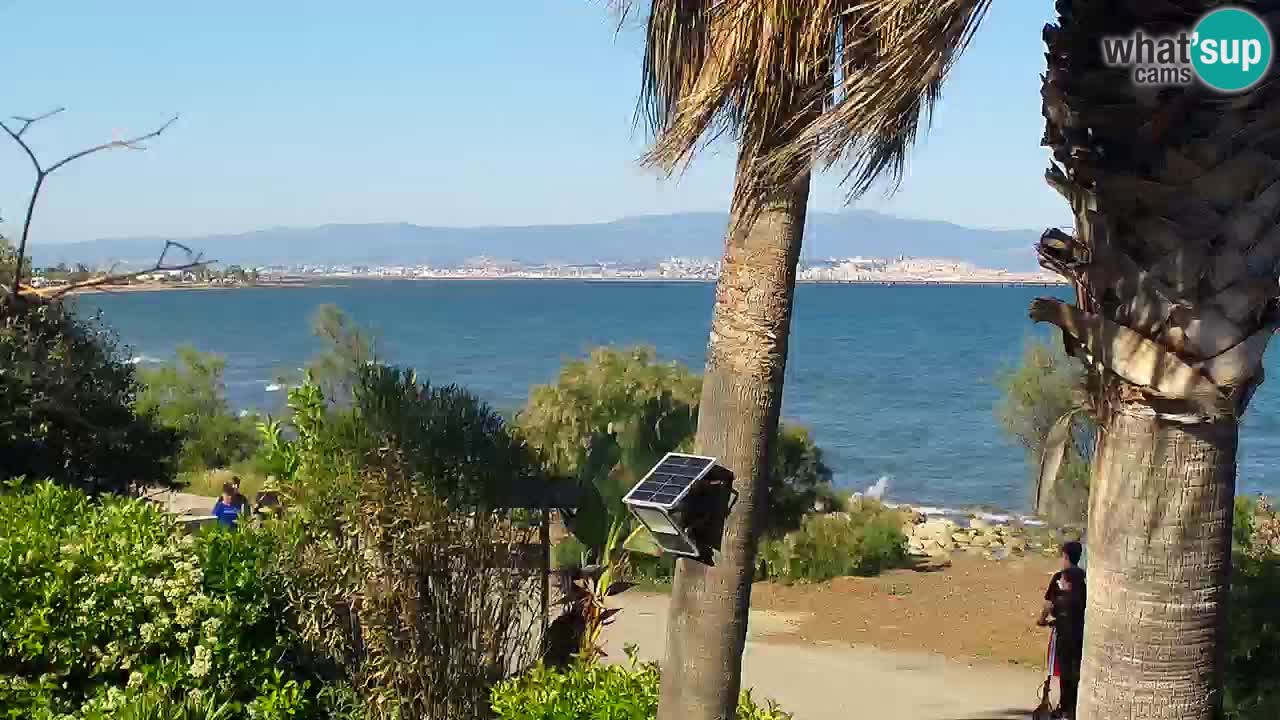 Webcam en vivo Capoterra – Playa La Maddalena – Cerdeña – Italia