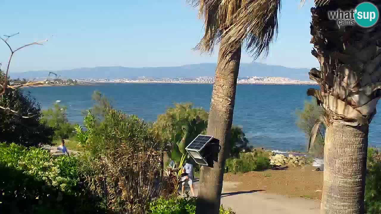 Webcam en vivo Capoterra – Playa La Maddalena – Cerdeña – Italia