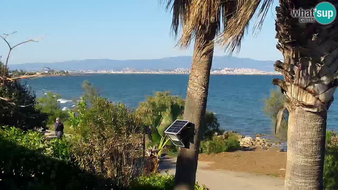 Spletna kamera v živo Capoterra – plaža La Maddalena – Sardinija – Italija