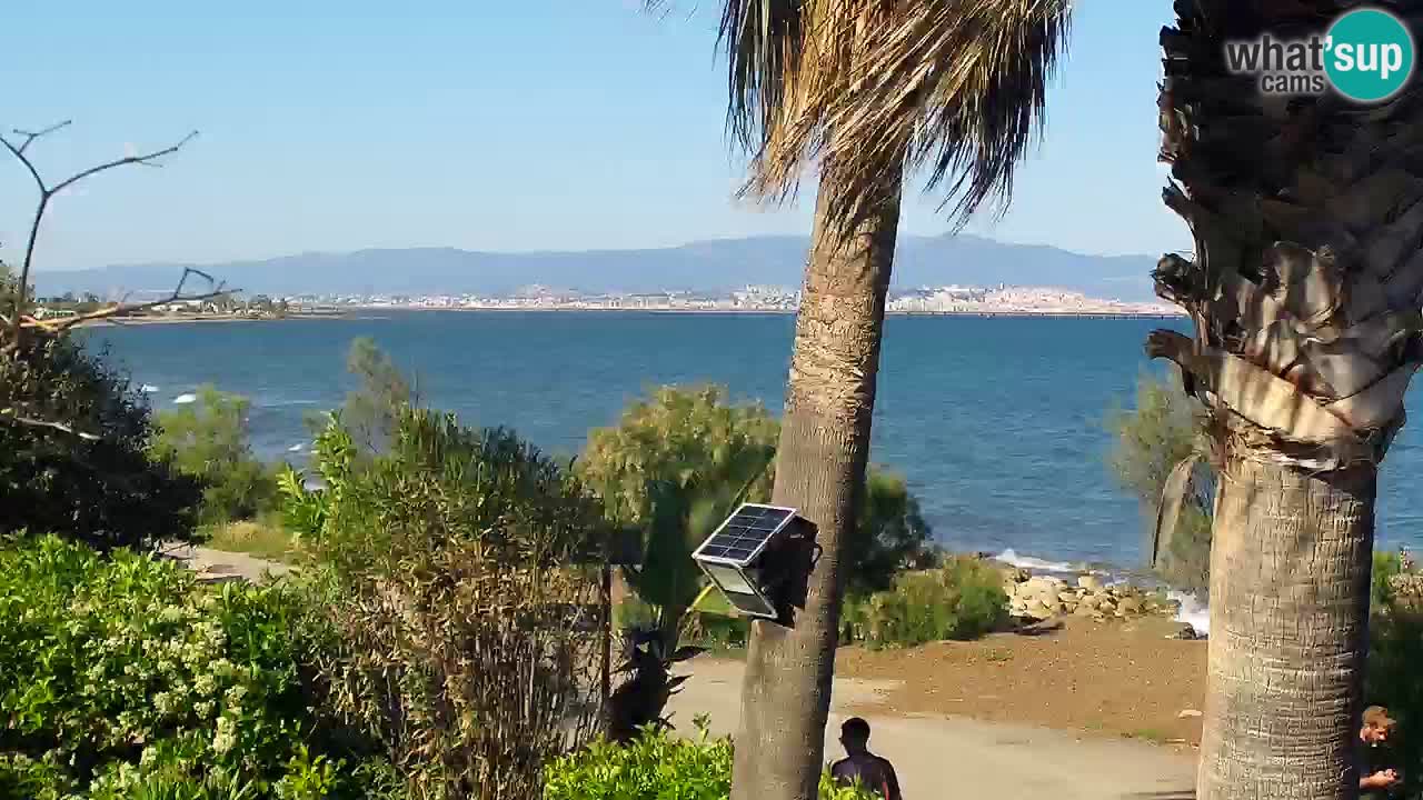 Spletna kamera v živo Capoterra – plaža La Maddalena – Sardinija – Italija