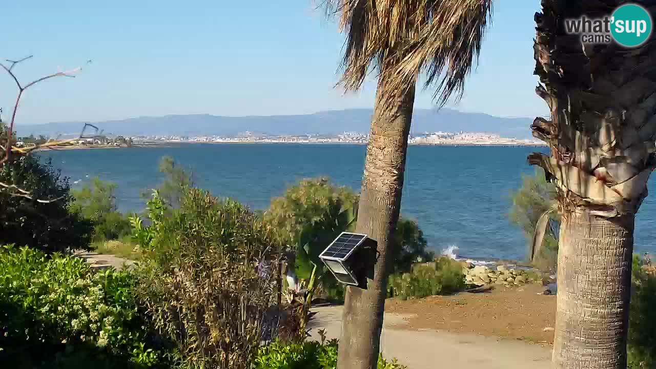 Live Webcam Capoterra – La Maddalena Strand – Sardinien – Italien