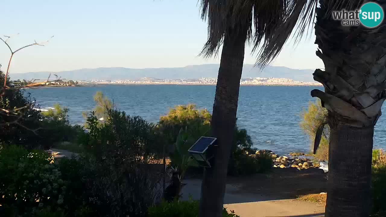 Live Webcam Capoterra – La Maddalena Strand – Sardinien – Italien