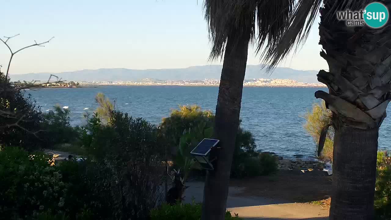 Webcam en vivo Capoterra – Playa La Maddalena – Cerdeña – Italia