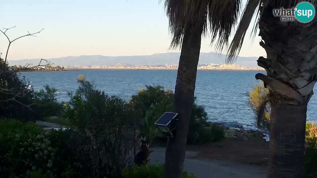 Spletna kamera v živo Capoterra – plaža La Maddalena – Sardinija – Italija