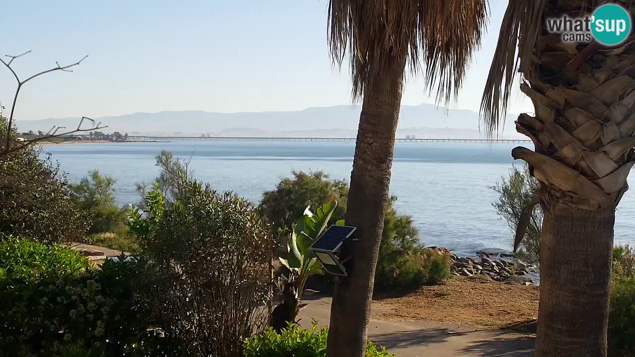 Webcam en direct Capoterra – Plage de La Maddalena – Sardaigne – Italie