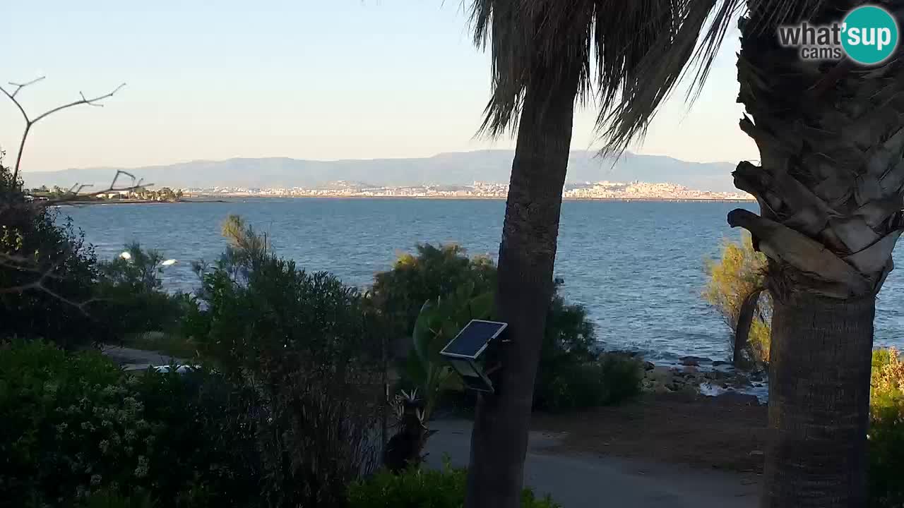 Live webcam Capoterra – La Maddalena beach – Sardinia – Italy