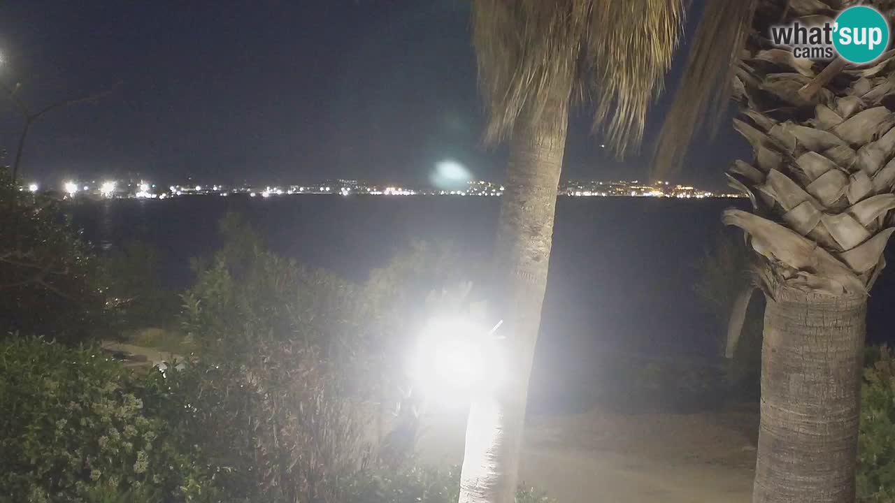 Webcam en vivo Capoterra – Playa La Maddalena – Cerdeña – Italia