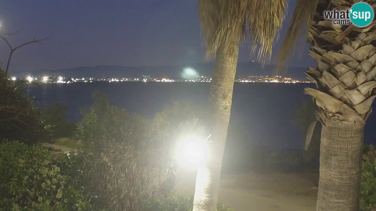 Webcam en direct Capoterra – Plage de La Maddalena – Sardaigne – Italie