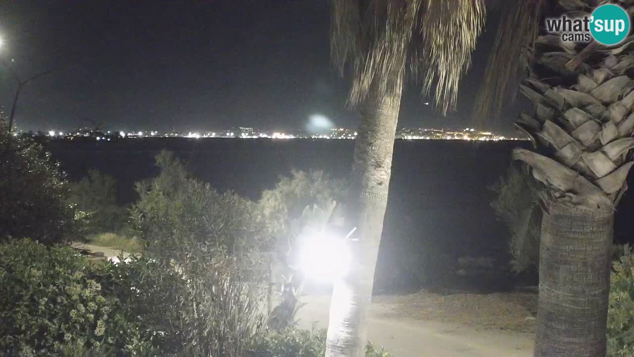 Live webcam Capoterra – Spiaggia della Maddalena – Sardegna – Italia