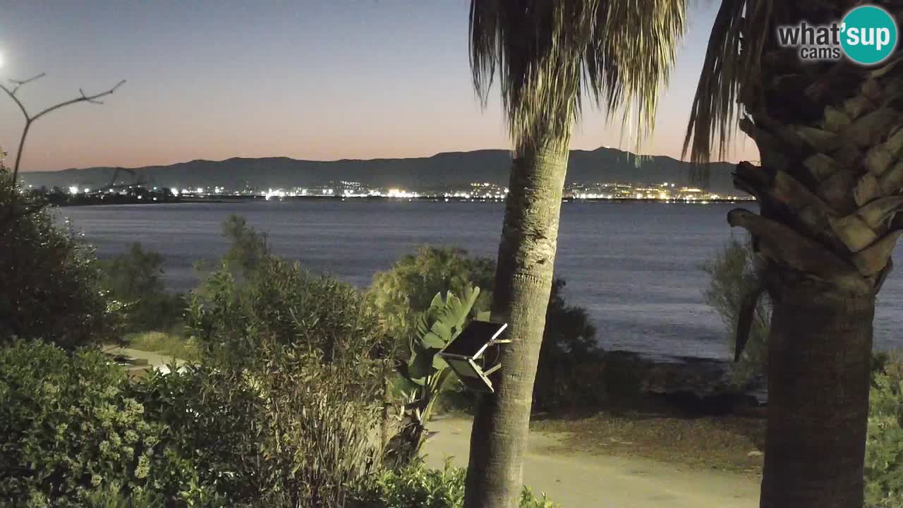 Webcam en vivo Capoterra – Playa La Maddalena – Cerdeña – Italia