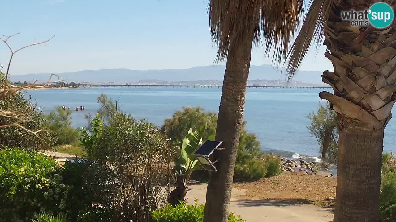 Live webcam Capoterra – La Maddalena beach – Sardinia – Italy