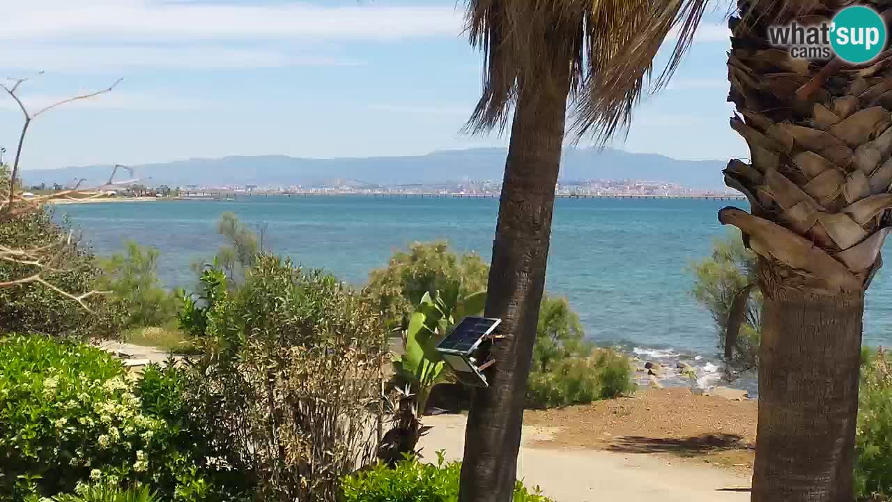 Live webcam Capoterra – La Maddalena beach – Sardinia – Italy