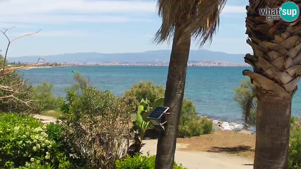 Live webcam Capoterra – La Maddalena beach – Sardinia – Italy