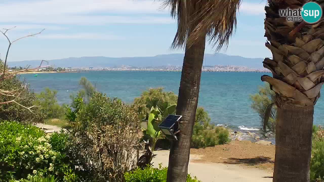Live webcam Capoterra – La Maddalena beach – Sardinia – Italy