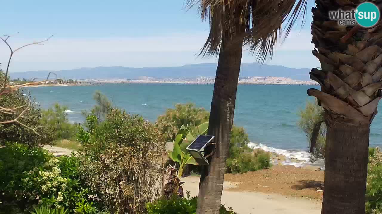 Live Webcam Capoterra – La Maddalena Strand – Sardinien – Italien